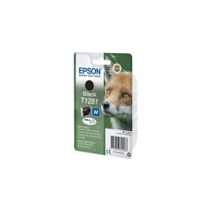 Epson T1281 Black Ink Cartridge - 185 Pages of Crisp Prints | C13T12814012 - High Quality & Reliable Performance